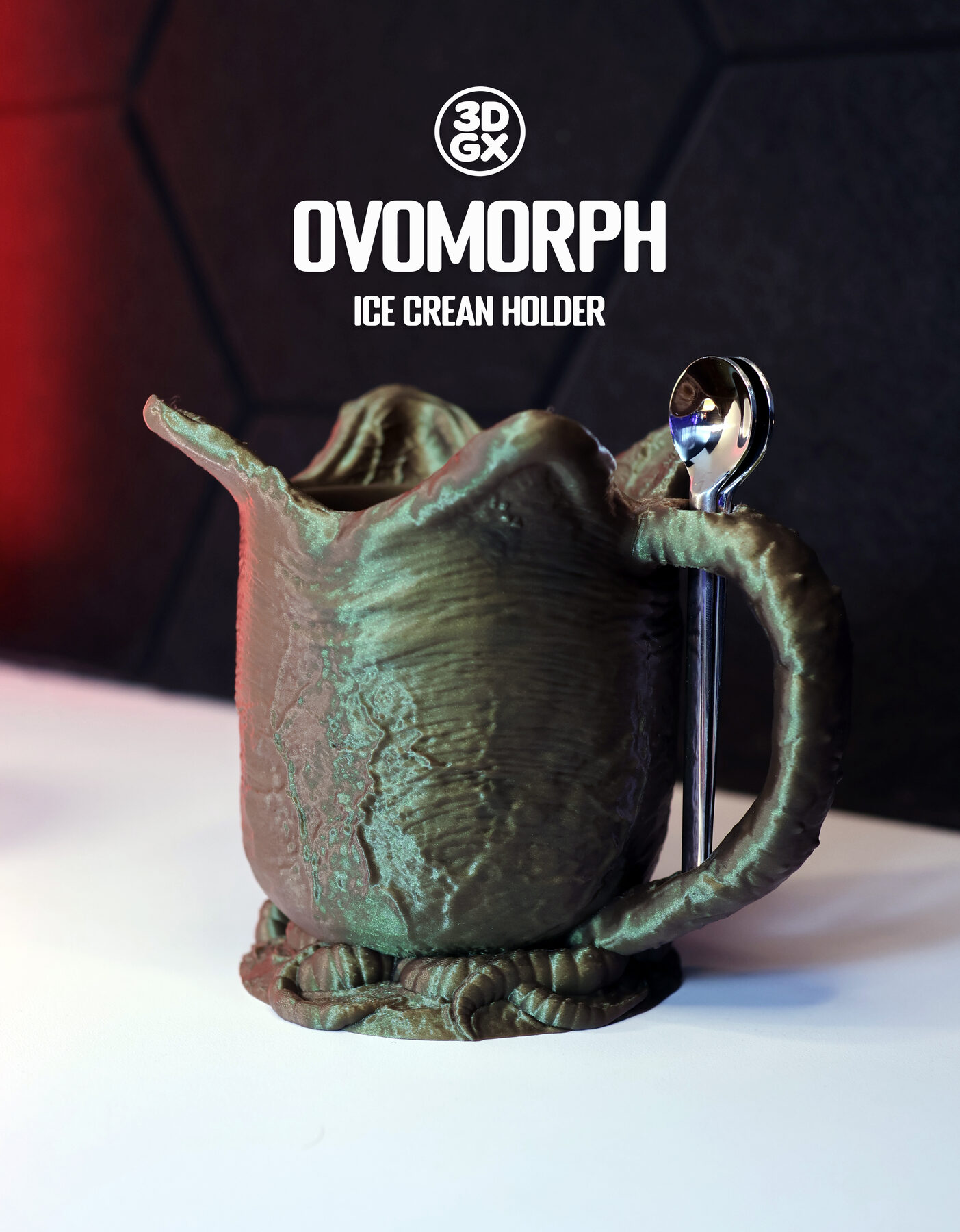 Ovomorph Ice Cream Holder
